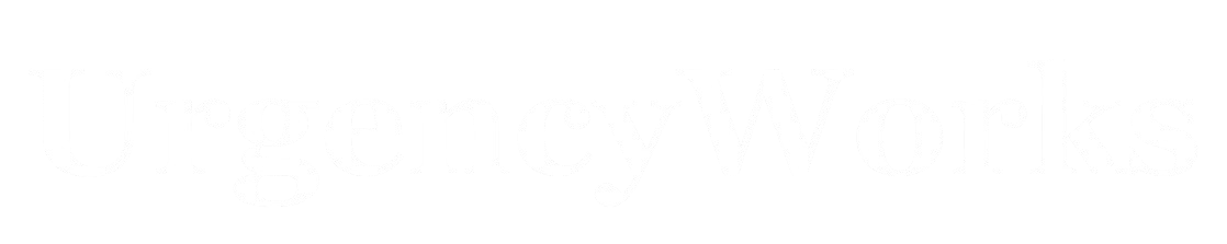 Urgency Works light logo